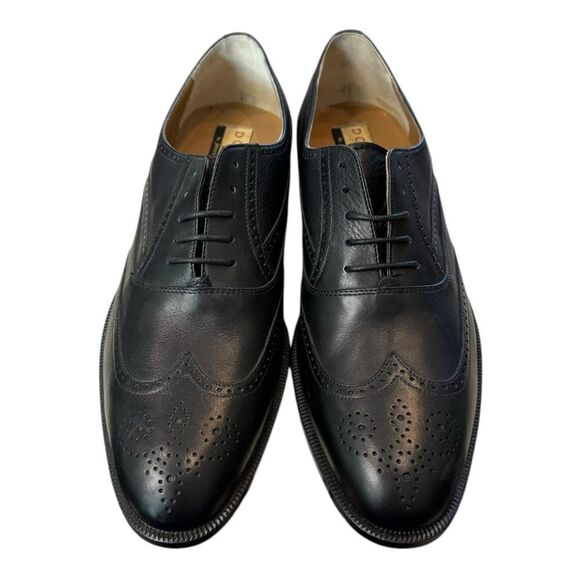 New Domani by Johnston & Murphy Italian Black Oxford Dress Shoes 10  10N main image 7